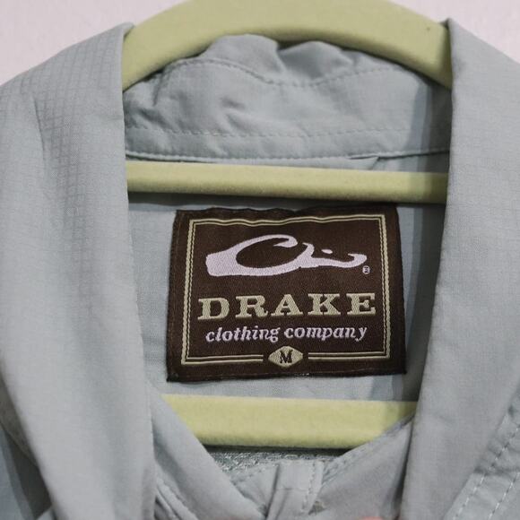 Drake Clothing Company Green Short Sleeve Button Down Sz M - Picture 7 of 13